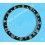 Rolex Tutone Black & 18k Gold GMT Master 2 Watch 16718, 16713 Watch Bezel Graduated 24H Insert Part Serifs