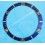 ROLEX ORIGINAL GRADUATED FAT FONT BLUE INSERT WATCH SUBMARINER 1680, 1680-8, 1680/8, TUDOR SUBMARINER INLAY