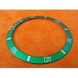 Amazing Medium Green Tudor SUBMARINER BEZEL INSERT 75090 -75190 Midsized Rare color