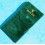 Rolex Original green suede velvet pouch traveler's service holder case watches Submariner, Gmt, Daytona, Explorer, Air King