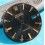 Rolex Rare 60's Mens Black Color 6694 Oyster Date Precision watch Dial Ø27mm
