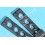 Rubber 18mm Black Holes Tropic watch Racing strap type 1960/70s vintage dive band Heuer, Omega, Tissot, Vintages watches