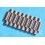 Bracelet Rouleaux Vintage Acier, Partie, brin maillons acier incurvées 18mm version pliée