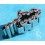 Bracelet Rouleaux Vintage Acier, Partie, brin maillons acier incurvées 18mm version pliée
