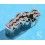 Bracelet Rouleaux Vintage Acier, Partie, brin maillons acier incurvées 18mm version pliée