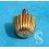 TAG HEUER Rare preowned 80's Warhead Ogive style Crown Gold plated Ø 4.60mm