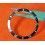 70's BLACK FAT FRONT ROLEX SUBMARINER BEZEL INSERT 5513 - 1680 - 5512 -1665 TRITIUM PEARL