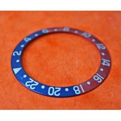 Collectible Rolex GMT Master 1675 16750 Pepsi Blue & Red Faded Bezel Watch Insert Part