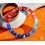ROLEX AUTHENTIQUE GMT MASTER INSERT GRADUE 24H DE LUNETTE 1675, 16750 COULEUR PEPSI