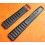 TROPIC 2000 Black Strap Swiss slotted vintage watch band 15mm ref 24020 waterproof 70s INOX buckle