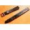 Vintage Watch Strap Black Leather Racing, Rally style ladies 12mm 70s INOX buckle