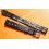 Vintage Watch Strap Black Leather Racing, Rally style ladies 12mm 70s INOX buckle