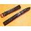 Vintage Watch Strap Black Leather Racing, Rally style ladies 12mm 70s INOX buckle