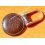 Panerai Collectible 1997 vintage Padded Leather keychain, keyring watch Luminor,Marina,Radiomir,Submersible
