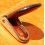 Panerai Collectible 1997 vintage Padded Leather keychain, keyring watch Luminor,Marina,Radiomir,Submersible