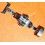 Accessoire horlogerie Montres Bracelet Double boucle déployante acier papillon Bracelets 20mm