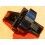 Watch Part Horology Wristwatches Straps, bracelet Black Butterfly folded clasp buckle leather,rubber band 20mm