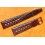 Bracelet Vintage CORFAM Heuer Monaco, Autavia,Silverstone,Carrera Brown leather 20mm rally band watch strap