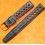 Bracelet Vintage CORFAM Black color Midsize Medium leather 16mm rally band watch strap