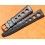 BRACELET PERFORÉ RALLY VINTAGE CUIR STYLE TROPIC 20mm MONTRES RACING NOIR BOUCLE ARDILLON