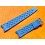 AUTHENTIC NOS 20mm SWISS CURVED TROPIC PERFORATED DIVE BAND WATCH BRACELET STRAP REF 22505 BLUE