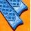 AUTHENTIC NOS 20mm SWISS CURVED TROPIC PERFORATED DIVE BAND WATCH BRACELET STRAP REF 22505 BLUE