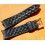AUTHENTIC 19mm SWISS CURVED TROPIC PERFORATED DIVE BAND WATCH BRACELET STRAP BLACK COLOR