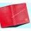 Tudor Vintage Red purple Leather Business Document Guarantee Papers watches Card Wallet ref 106 00 41