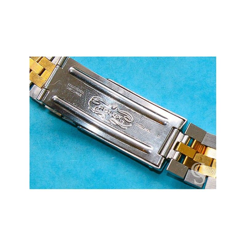 ROLEX 20mm AUTHENTIC TUTONE 62523 H18 DATEJUST BRACELET WATCHES