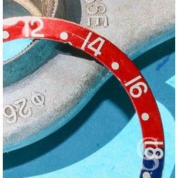 Rolex GMT Master watch Faded PEPSI Blue & Pink Red color S/S 16700, 16710, 16760 Bezel 24H Insert Part