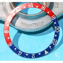 Rolex GMT Master watch Faded PEPSI Blue & Pink Red color S/S 16700, 16710, 16760 Bezel 24H Insert Part