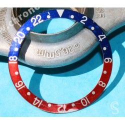 Rolex GMT Master watch Faded PEPSI Blue & Pink Red color S/S 16700, 16710, 16760 Bezel 24H Insert Part