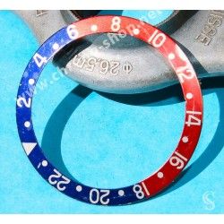 Rolex GMT Master watch Faded PEPSI Blue & Pink Red color S/S 16700, 16710, 16760 Bezel 24H Insert Part