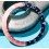 Rolex 70's Vintage Bezel insert Graduated Faded PEPSI Red & blue GMT MASTER 1675,16750 Watch inlay part