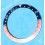Rolex 70's Vintage Bezel insert Graduated Faded PEPSI Red & blue GMT MASTER 1675,16750 Watch inlay part