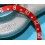Rolex GMT Master Coke watch Red & Black color S/S 16700,16710,16760 Bezel 24H Insert Part FAT FONT