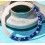 Rolex GMT Master watch Aged Serifs PEPSI Blue & Pink tons 16700,16710,16760 Bezel 24H Insert Part
