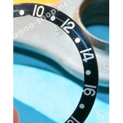 Rolex GMT Master watch Black color S/S 16700,16710,16760 Bezel 24H Insert Part FAT FONT SERIFS