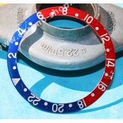 Rolex GMT Master watch Faded Serifs PEPSI Blue & Pink tons 16700,16710,16760 Bezel 24H Insert Part