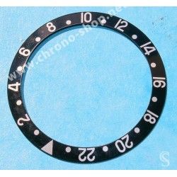 Rolex GMT Master watch Black color S/S 16700,16710,16760 Bezel 24H Insert Part FAT FONT SERIFS