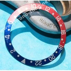 Rolex GMT Master watch Faded Serifs PEPSI Blue & Pink tons 16700,16710,16760 Bezel 24H Insert Part