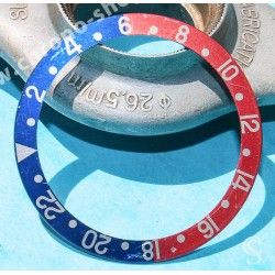 Rolex GMT Master watch Faded Serifs PEPSI Blue & Pink tons 16700,16710,16760 Bezel 24H Insert Part