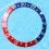 Rolex 70's Vintage Bezel insert Graduated PEPSI Red & blue GMT MASTER 1675,16750 Watch inlay part