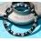 Rolex GMT Master watch Black color S/S 16700,16710,16760 Bezel 24H Insert Part FAT FONT SERIFS