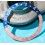 Rolex GMT Master watch Faded Serifs PEPSI Blue & Pink tons 16700,16710,16760 Bezel 24H Insert Part