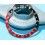 Rolex GMT Master Coke watch Faded Red & Black color S/S 16700,16710,16760 Bezel 24H Insert Part FAT FONT SERIFS