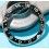 ♛ ROLEX Bezel GMT Master Ceramic 116710 LN Bezel Insert 24H Complete Set Stainless Steel OEM ♛