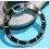 Rolex Sea-dweller watch part 16600, 16660 Bezel Graduated diver Insert inlay Luminova pearl