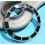 ?ROLEX LUNETTE ACIER & INSERT LUMINOVA MONTRES SUBMARINER DATE 16800,168000,16610?