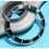 ?ROLEX LUNETTE ACIER & INSERT LUMINOVA MONTRES SUBMARINER DATE 16800,168000,16610?
